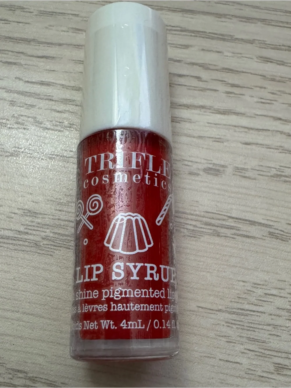Lip Gloss/Syrup: Trifle Lolly